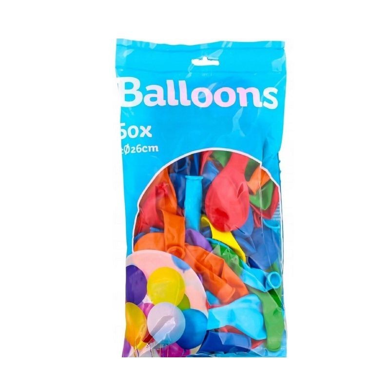 Balony rozmiar XL 26 cm, 50 szt.